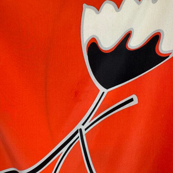 Diane von Furstenberg Floral Boat Neck Flowy Silk Tunic Top - Picture 9 of 14